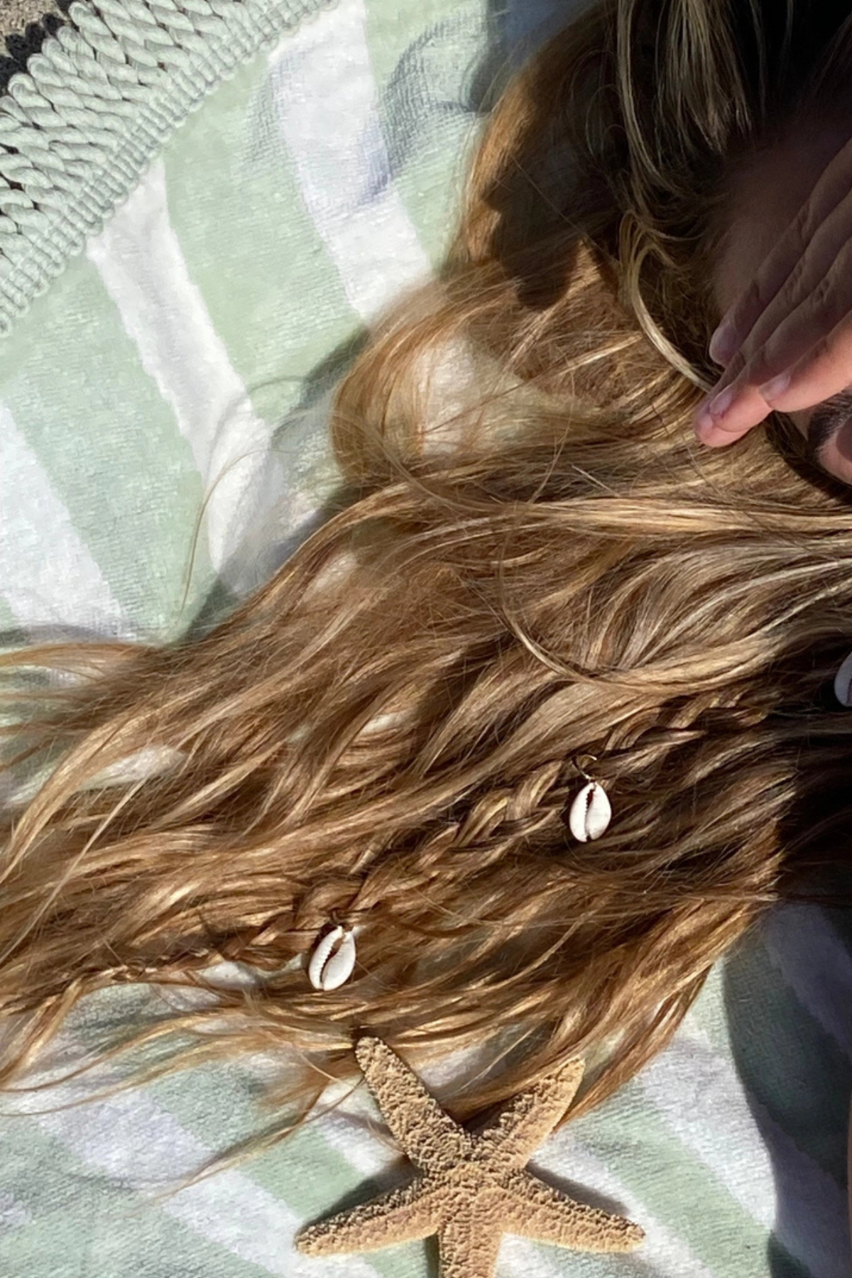 SEASHELL HAIR CHARMS (Pack Of 3)
