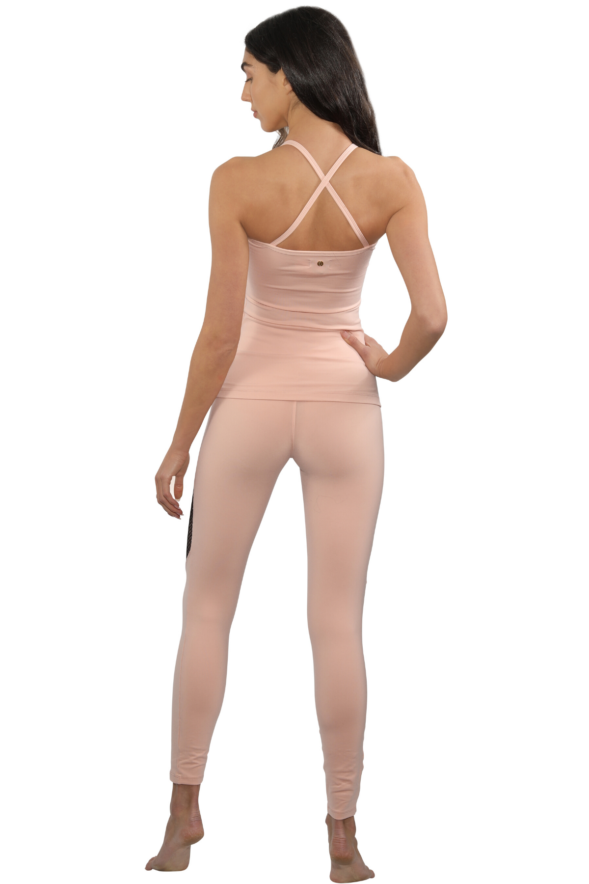 Peach activewear athleisure tank